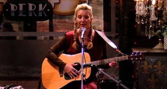 Phoebe cantando