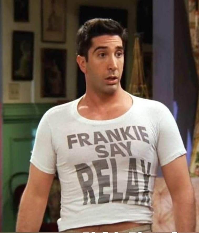camiseta Frankie say relax Ross